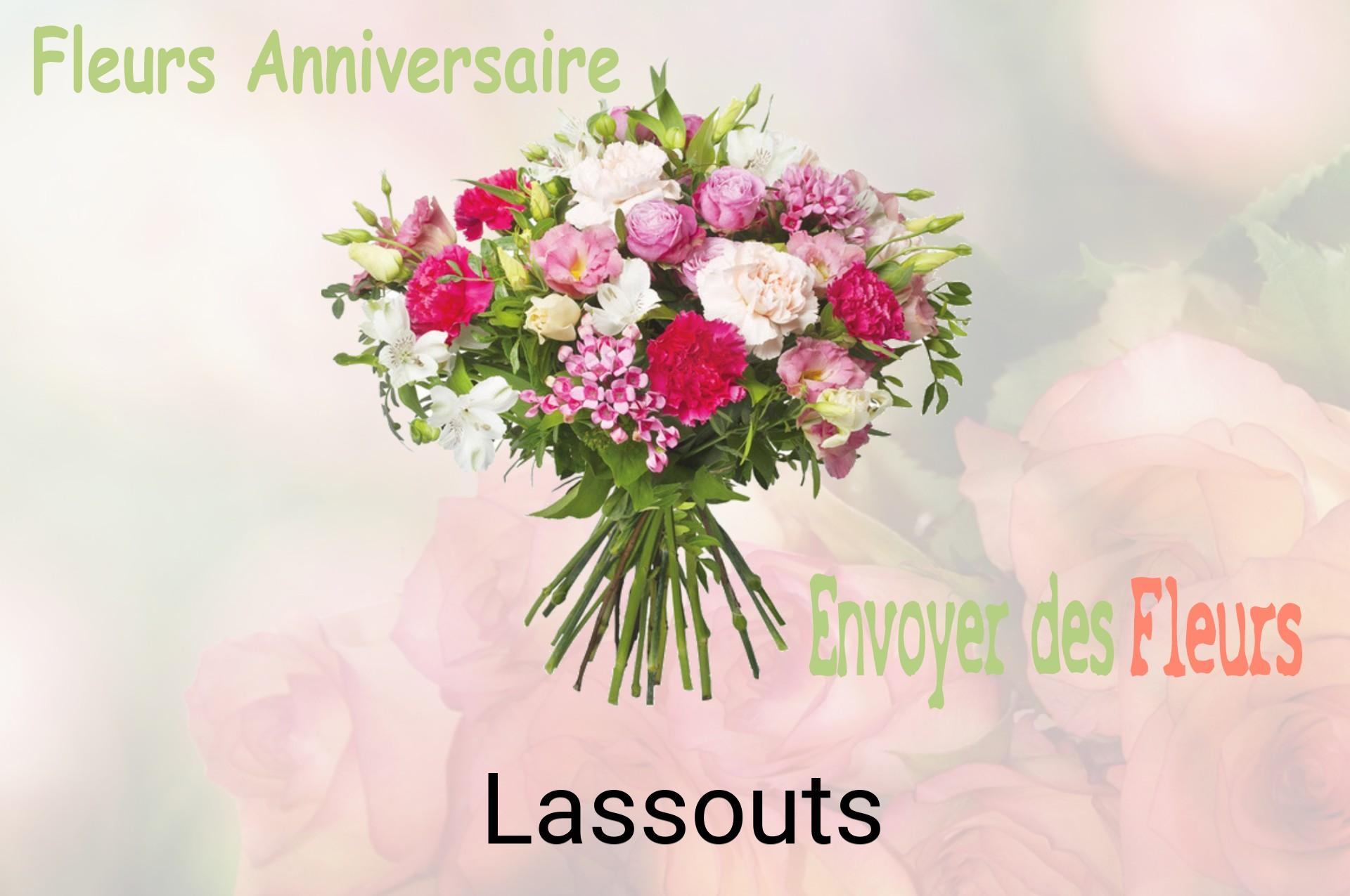 Bouquet de fleurs d’anniversaire livré à Lassouts